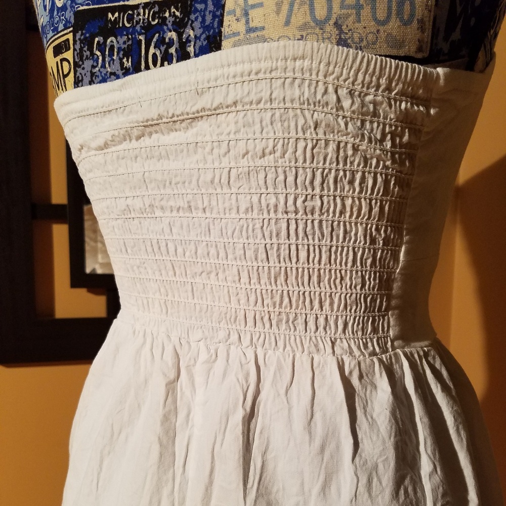 BEBOP WHITE SLEEVELESS SUNDRESS - Picture 6 of 8